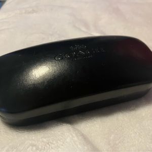 Coach glasses case w/ cloth